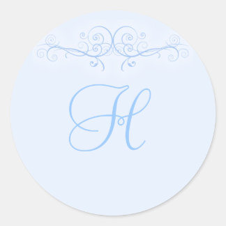 Pegatinas de casamiento con desplazamiento azul