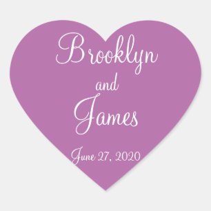 Pegatinas de casamiento con orquídeas radiantes de