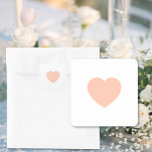 Pegatinas de casamiento de corazón simple<br><div class="desc">Un gran elemento de coordenadas. Crea pegatinas de corazón clásicos para tus festividades bodas. Pegatinas con un encanto simple,  lindo y romántico. Parte de la colección Loving Hummingbirds Design.</div>