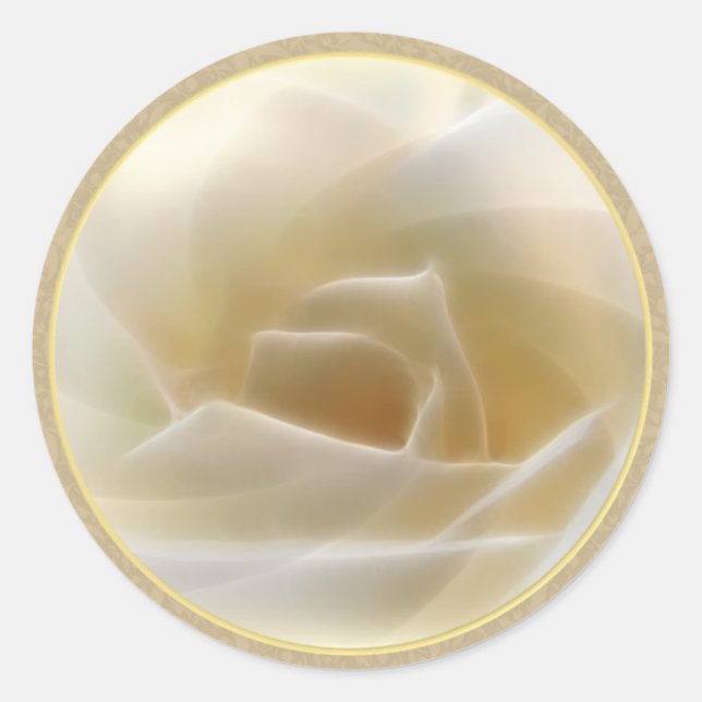 pegatinas de casamiento en rosa blanco (en blanco) (Anverso)