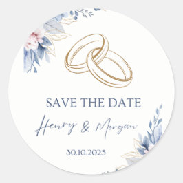 Pegatinas de casamiento para pegar en un sobre