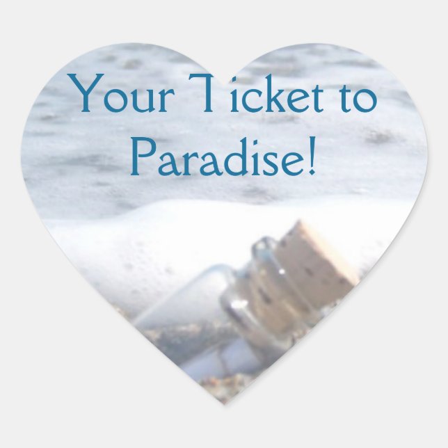 Pegatinas de casamiento para sellar sobre - Botell (Anverso)