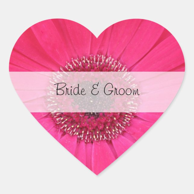Pegatinas de casamiento personalizadas para el cor (Anverso)