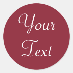 Pegatinas de casamiento rojo y blanco o etiquetas 