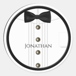 Pegatinas de casamiento tux