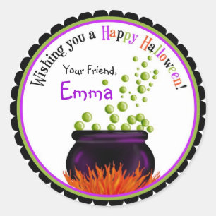 Pegatinas de Cauldron Halloween