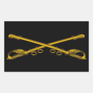 Pegatinas de Cavalry Crossed Sabers