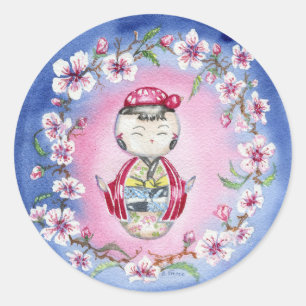 Pegatinas de "Cerezo en flor"