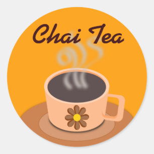 Pegatinas de Chai Tea