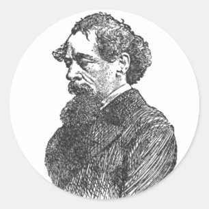 Pegatinas de Charles Dickens