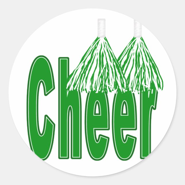 Pegatinas de Cheer Green (Anverso)