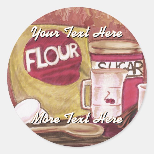 Pegatinas de Chef Antiguos (Anverso)