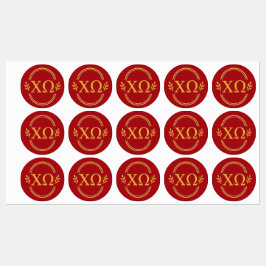 Pegatinas de Chi Omega Sorority