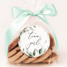 Pegatinas de chica del equipo de verde