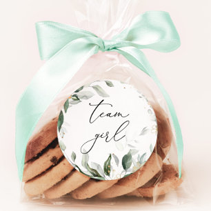 Pegatinas de chica del equipo de verde