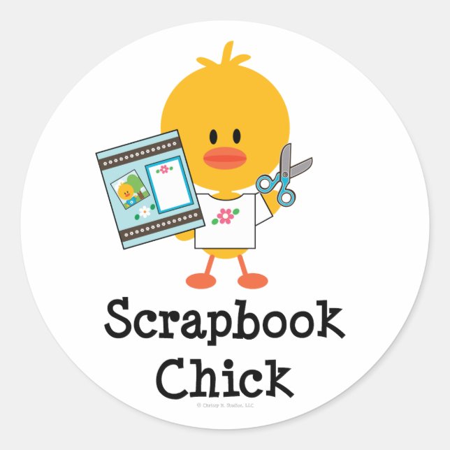 Pegatinas de Chick Scrapbook (Anverso)