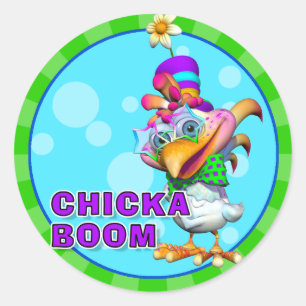 Pegatinas de Chickaboom de la diversión