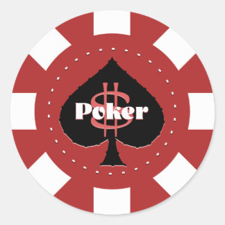 Pegatinas de Chip de Poker