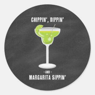 Pegatinas de Chippin Dippin Margarita Sippin