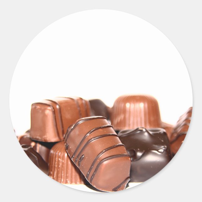 Pegatinas de chocolate (Anverso)