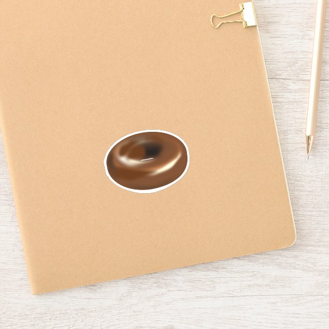 PEGATINAS DE CHOCOLATE DONUT (Cuaderno)