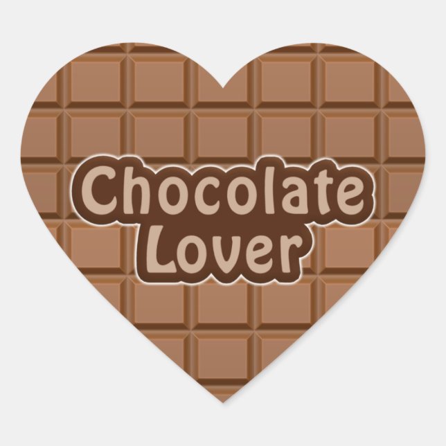Pegatinas de Chocolate Lover (Anverso)