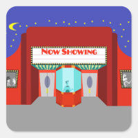 Pegatinas de cine retro