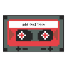 Pegatinas de cinta de 8 bits personalizados