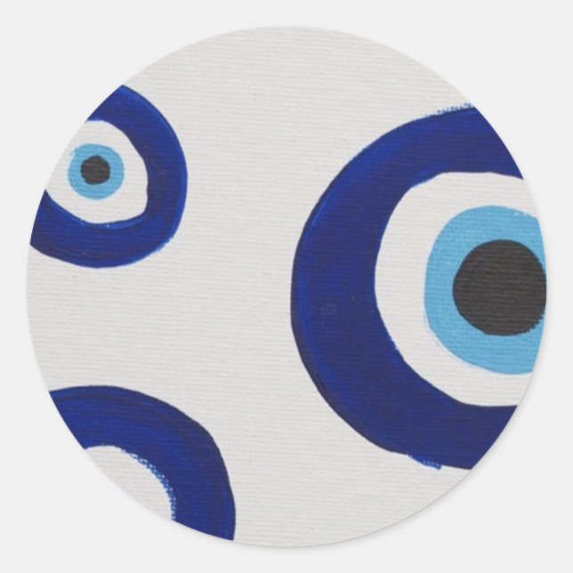 Pegatinas de Círculo de Mal de Ojo (Anverso)