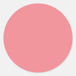 Pegatinas de círculo minimalista rosa rubor