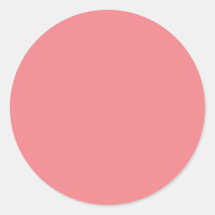 Pegatinas de círculo minimalista rosa rubor