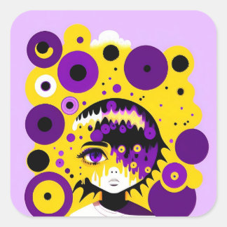 pegatinas de círculo no binarios