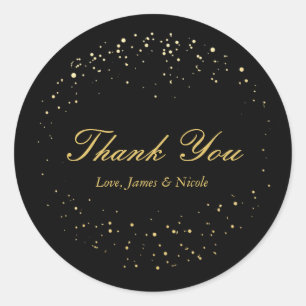 Pegatinas de círculos abstractos de papel de alumi