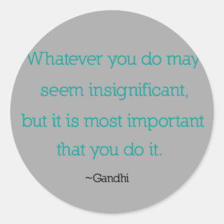 Pegatinas de citas de Gandhi