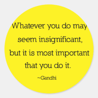 Pegatinas de citas de Gandhi