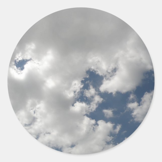 Pegatinas de Cloudy Skies (Anverso)