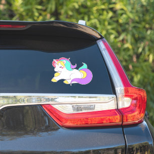 Pegatinas de coches adoran a Unicorn