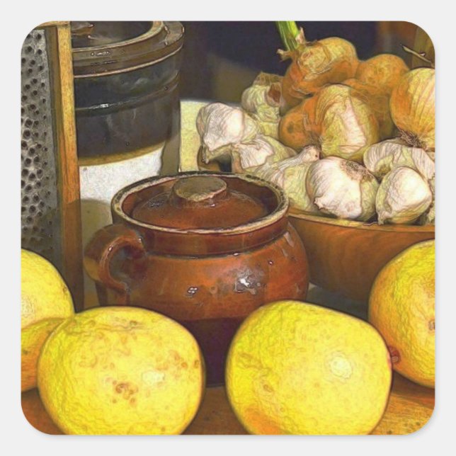 Pegatinas de Cocina del País (Anverso)