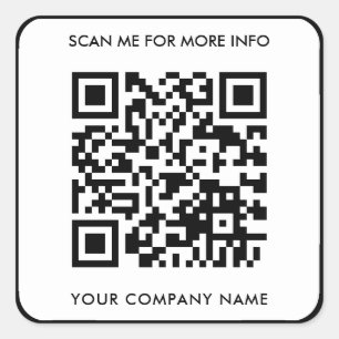 Pegatinas de código QR personalizado