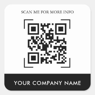 Pegatinas de código QR personalizado