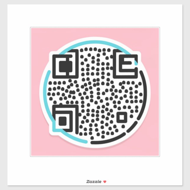 Pegatinas de código QR personalizado para comercia (Hoja)