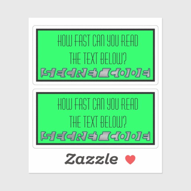 Pegatinas de código secreto (Hoja)