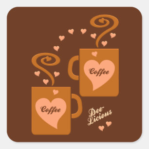 Pegatinas de Coffee Lovers