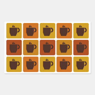 Pegatinas de Coffee Squares