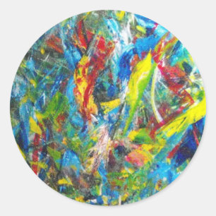 Pegatinas de colores brillantes