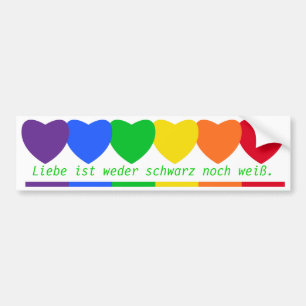 Pegatinas de colores del amor