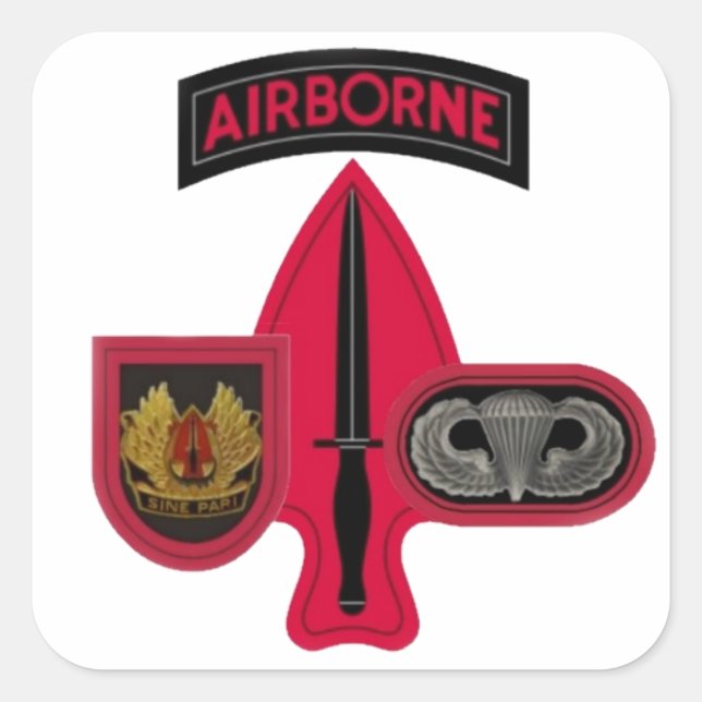 PEGATINAS DE COMANDOS DE OPERACIONES ESPECIALES (Anverso)