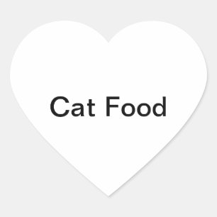 Pegatinas de comida para gatos