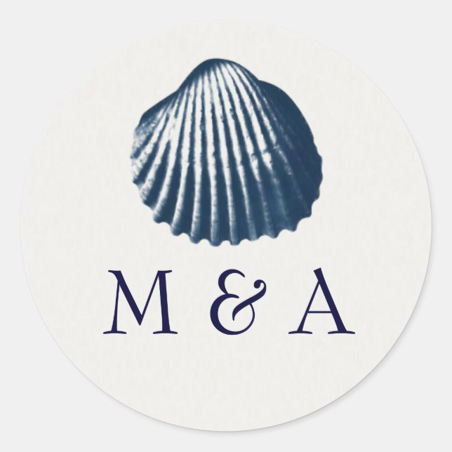pegatinas de conchas marinas (Anverso)
