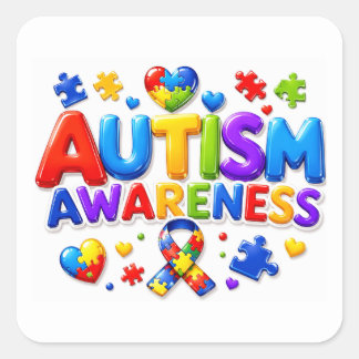 Pegatinas de Conciencia del Autismo